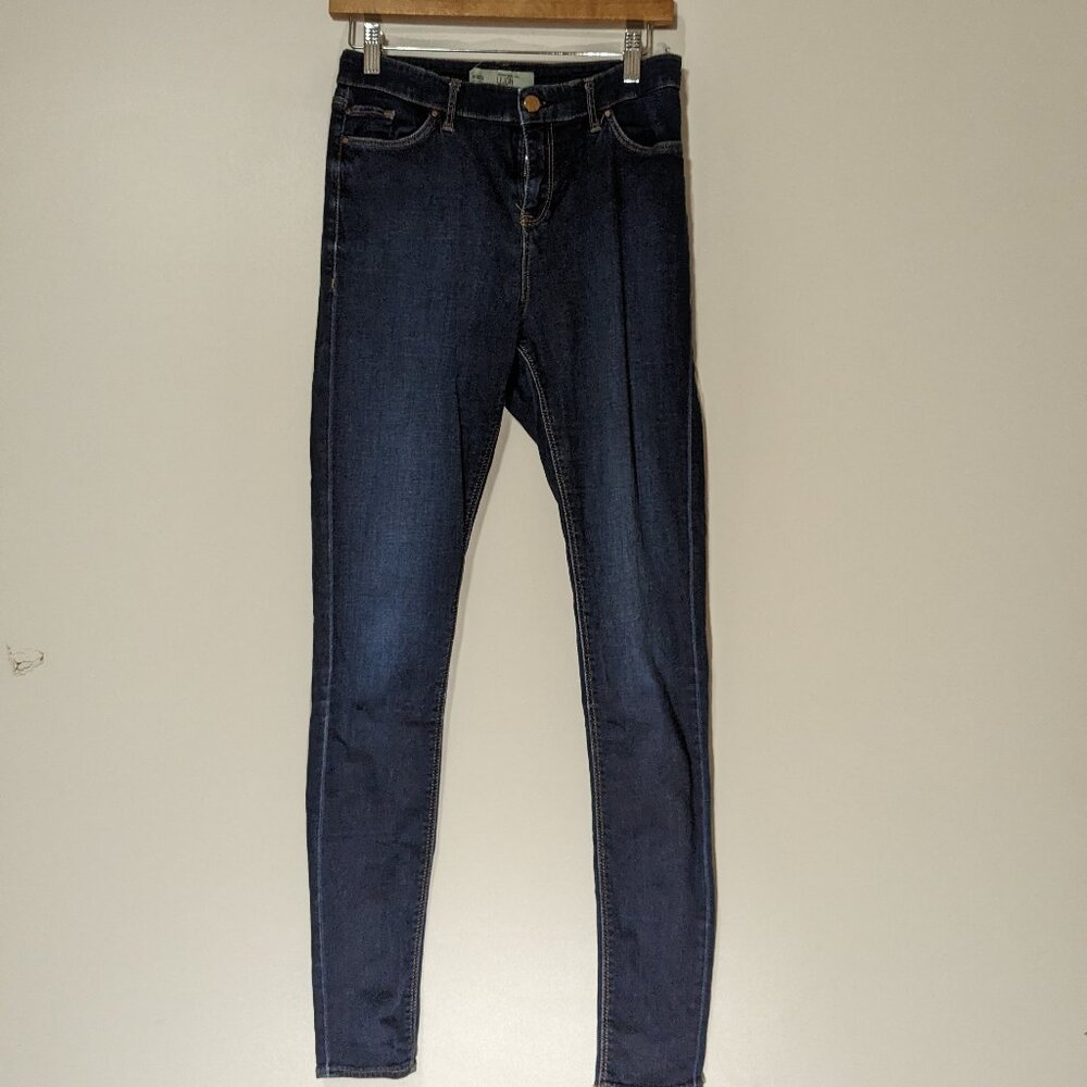 *3/$10* Topshop Moto Leigh Skinny Jeans Dark Wash Size 30